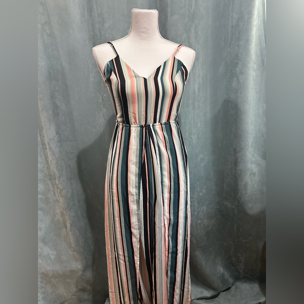 Charlotte Russe Multicolor Striped romper